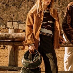 Campomaggi Marisa Studded Shoulder Bag